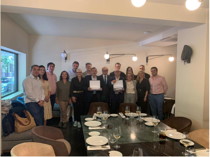 AETI homenajea a José Manuel Campesino y José Luis Redondo