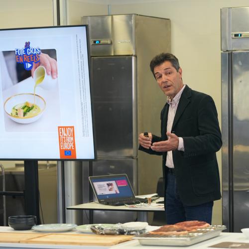‘El Foie Gras’ visita la Escuela de Cocina de Valladolid