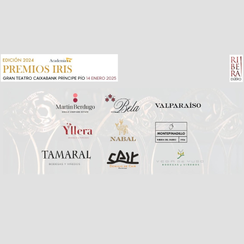 La D.O. Ribera del Duero ilumina los Premios IRIS con su excepcional selección de vinos