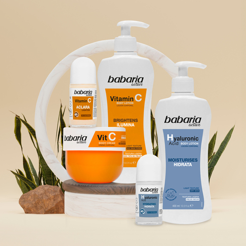 Babaria abandera la skinificación incorporando activos cosméticos en su gama Active de Body Milks y Desodorantes