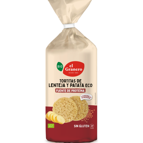 Crujientes, ecológicas y llenas de sabor: así son las nuevas tortitas de lenteja y patata de El Granero