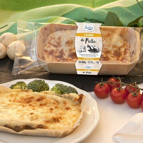 Gourmet amplía su porfolio de platos preparados con su lasaña de pollo gratinada