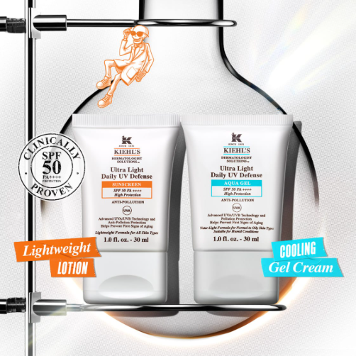 Verano con protección: los solares de Kiehl’s para cuidar tu piel del sol y la contaminación