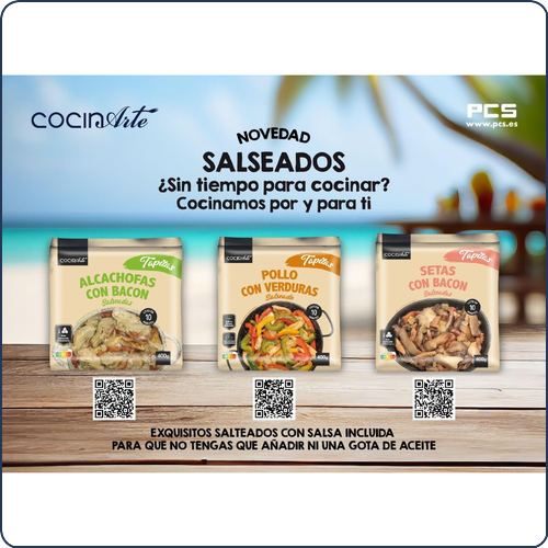 PCS lanza su innovadora gama de salseados con las marcas PCS y Cocinarte: sabor, practicidad y rapidez en cada bolsa