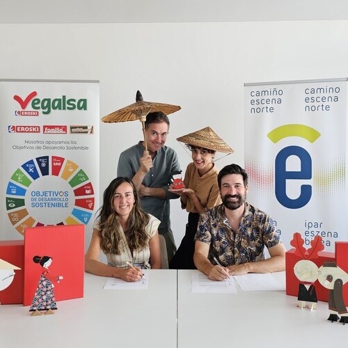 Camino Escena Norte y Vegalsa-Eroski renuevan su alianza en apoyo a las artes escénicas