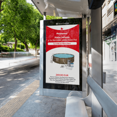 Alcampo revoluciona la publicidad exterior con una campaña programática basada en datos en tiempo real