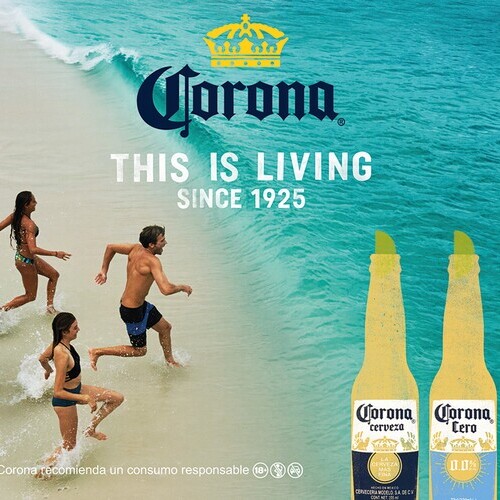 Corona celebra 100 años bajo el sol con el lanzamiento de Corona Cero en las Islas Canarias
