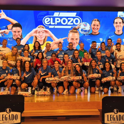 eLPOZO Alimentación ayuda al deporte femenino al renovar su patrocinio con el Alhama Club de Fútbol eLPOZO