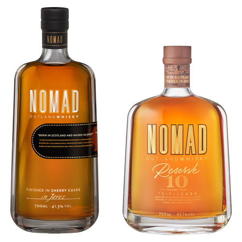 Nomad Double Cask y Nomad Reserve Triple Cask, medalla de oro en Global World Whisky Masters