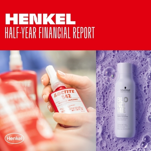 Henkel acelera el crecimiento de las ventas en el primer semestre del año y logra un buen aumento del margen y los beneficios