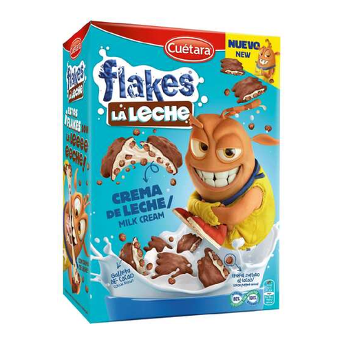 Choco Flakes presenta los nuevos Flakes La Leche: el desayuno más bestia ahora con un cremoso relleno