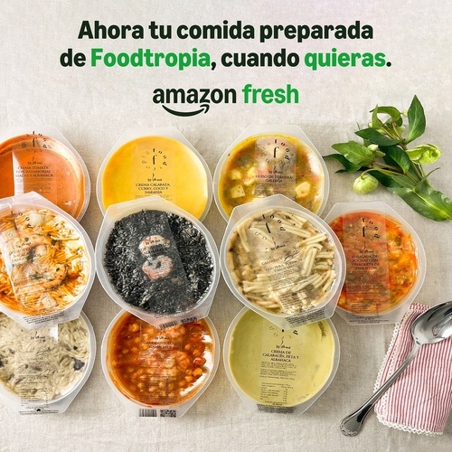Amazon Fresh incorpora Foodtropia a su oferta de productos en Madrid y Barcelona, para una vuelta a la rutina deliciosa y saludable