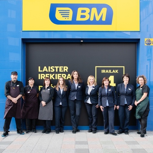 BM Supermercados reabre hoy, tras una reforma total, su establecimiento de Mamariga, en Santurtzi