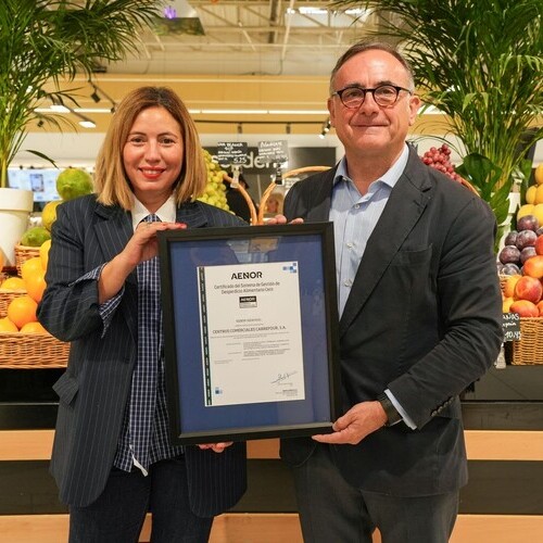 Carrefour amplía su compromiso con el ‘Desperdicio alimentario cero’, certificando con AENOR sus tiendas y plataformas logísticas