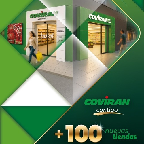 Covirán alcanza un hito histórico en la modernización de sus supermercados