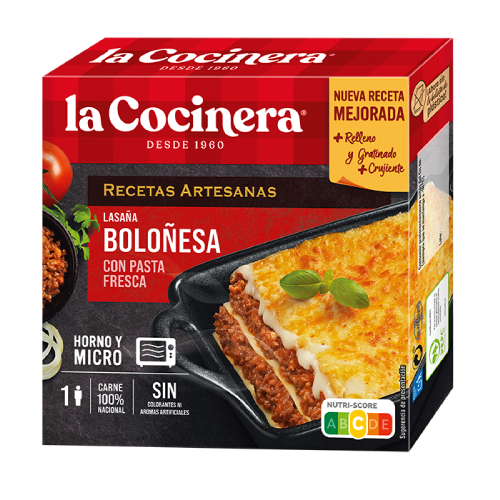 La Cocinera renueva la receta de su lasaña boloñesa y sus canelones de carne