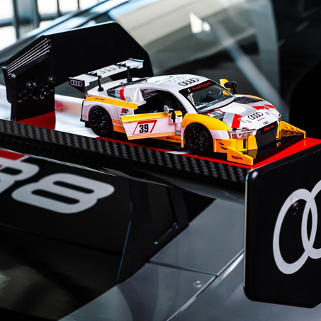 Mattel Brick Shop™ Hot Wheels® presentan una colaboración exclusiva con Audi: dos modelos icónicos de construcción para coleccionistas