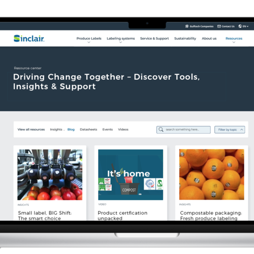 Sinclair presenta un nuevo portal web de recursos educativos