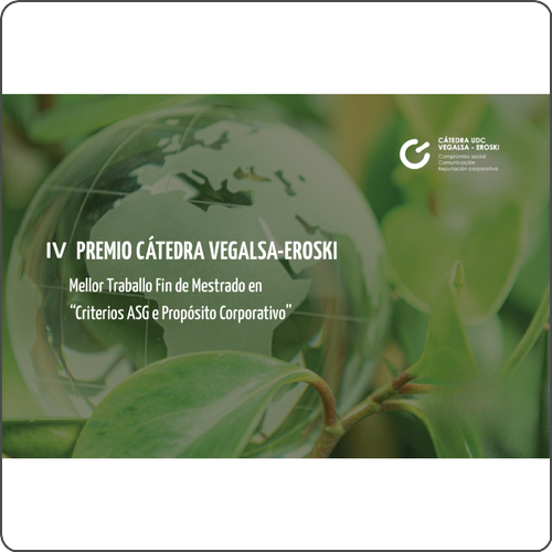 Abierto el plazo para participar en la IV edición del Premio Cátedra Vegalsa-Eroski UDC al Mejor Trabajo Fin de Máster