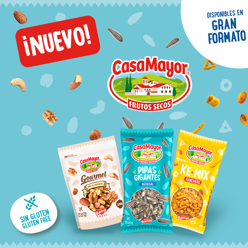 CasaMayor, de Damel Group, renueva su gama de frutos secos con nueva imagen y surtido