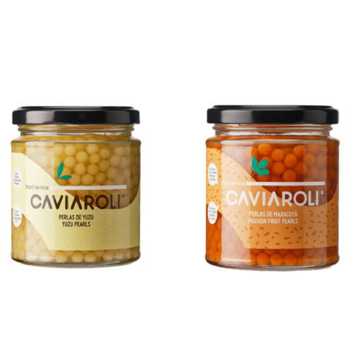 Da un toque dulce y saludable a tus menús navideños con perlas de fruta Caviaroli Fruit