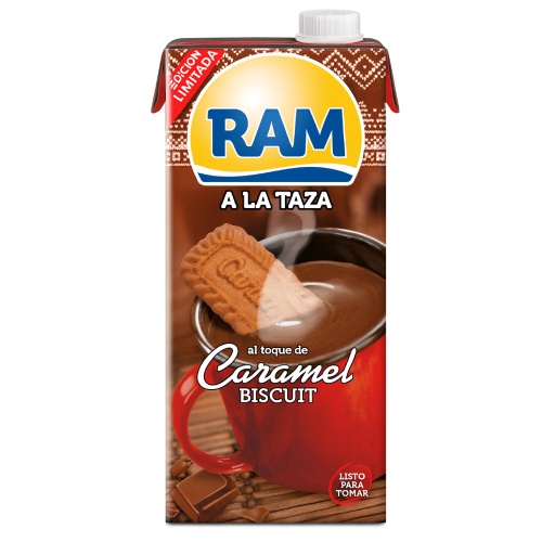 RAM lanza una nueva variedad para esta Navidad: Chocolate a la taza al toque de Caramel Biscuit