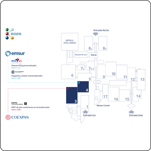 Coexpan y Emsur impulsan la innovación en la feria K 2025 junto a varios socios tecnológicos