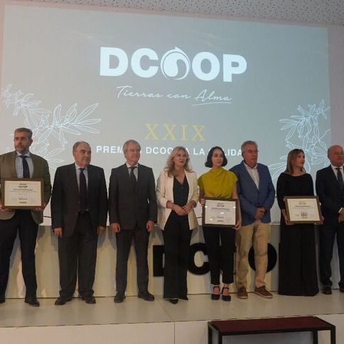 La consejera andaluza de Economía entrega los XXIX Premios Dcoop a la Calidad del Aceite de Oliva