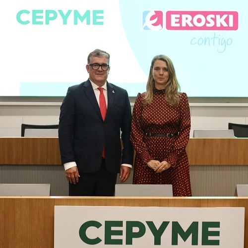 EROSKI y CEPYME firman un acuerdo de colaboración para impulsar la competitividad y el crecimiento de las pymes españolas
