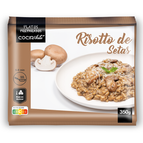 Cocinarte lanza nuevos platos preparados: Pasta con Pollo al Pesto y Risotto de Setas