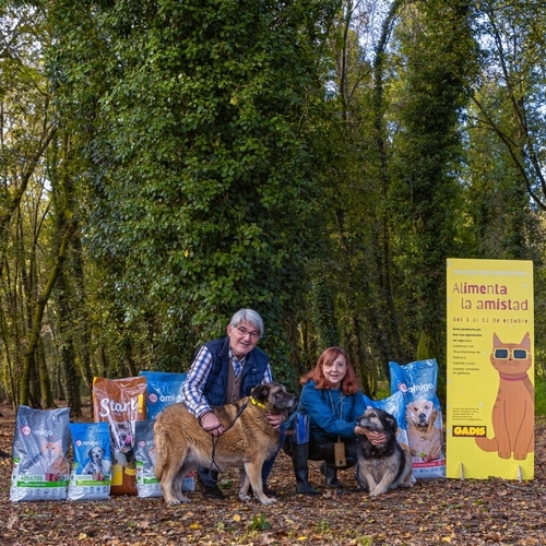 Gadis entrega más de 73.000 kilos de productos a 79 protectoras de animales