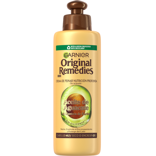 Luce un clean look perfecto mientras cuidas tu melena con esta crema de peinado de Garnier con aguacate y karité