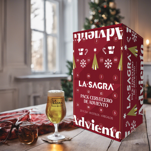 Calendario de adviento de LA SAGRA: el regalo perfecto para los más cerveceros