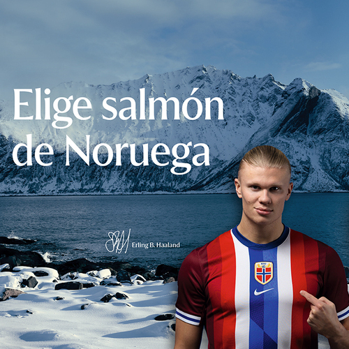 Salud, nutrición y origen destacan en la nueva campaña del deportista de elite Erling Haaland para Mar de Noruega