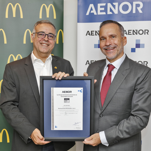 McDonald’s España recibe la Certificación AENOR de la Gestión de la Diversidad e Inclusión en la Empresa