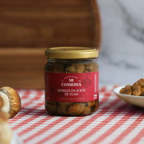 Mi Conserva presenta sus Hongos en aceite de oliva