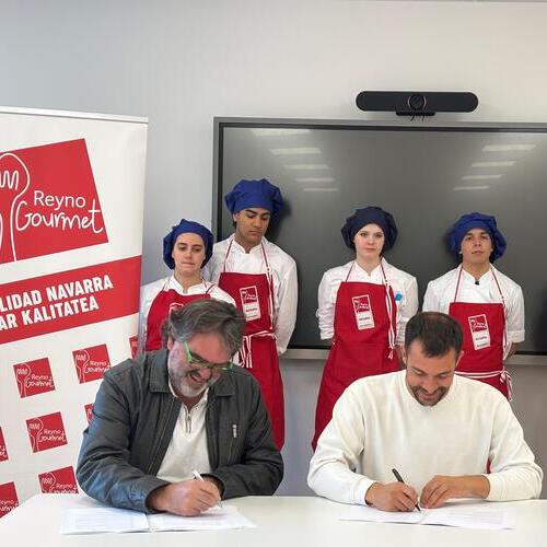 Productos con sello navarro para formar a la nueva generación de profesionales de hostelería