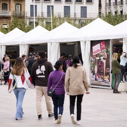 El próximo lunes, 6 de octubre, comienza la 10ª edición de la Semana del Producto Local con cifra récord de ‘stands’ de los últimos años en la feria de la Plaza del Castillo