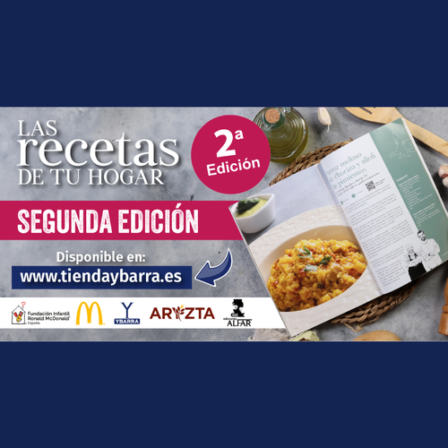 Ybarra y la Casa Ronald McDonald lanzan la segunda edición de su libro de recetas solidario