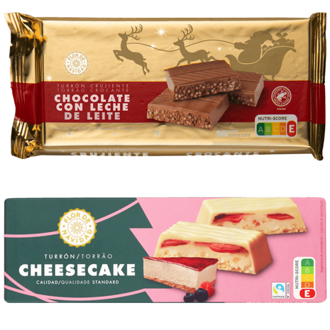 Del turrón tradicional al de cheesecake: sabores para todos los gustos en ALDI desde 1,45 euros