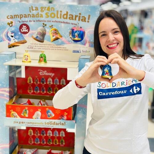 Fundación Solidaridad Carrefour presenta la Gran Campanada Solidaria en colaboración con Disney a favor de la infancia con Enfermedades Raras