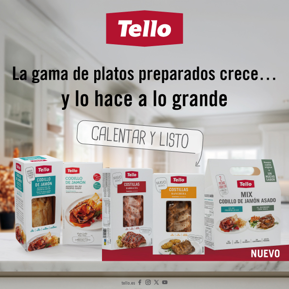 La gama de platos preparados Tello crece… y lo hace a lo grande