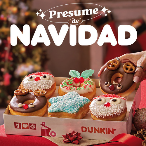 Esta Navidad, presume de Dunkin’