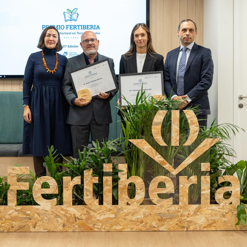 Jesús Valentín García gana el 27.º Premio Fertiberia a la Mejor Tesis Doctoral en Temas Agrícolas, el galardón a la investigación agronómica mejor dotado económicamente de Europa