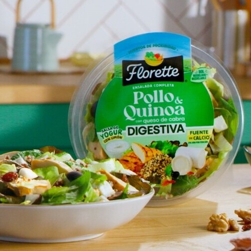 Florette lanza la Ensalada Completa Pollo y Quinoa Digestiva: el equilibrio perfecto entre sabor y bienestar