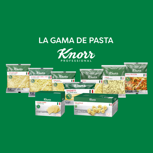Knorr Professional presenta su nueva gama de pastas italianas con recetario exclusivo para inspirar a los chefs