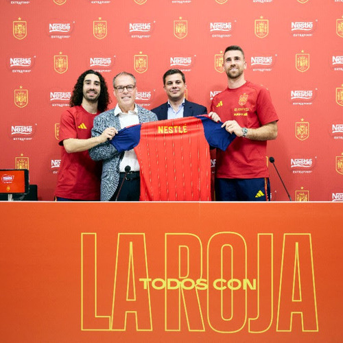 Nestlé Extrafino se une a "La Roja" y firma un acuerdo de colaboración con la Real Federación Española de Fútbol
