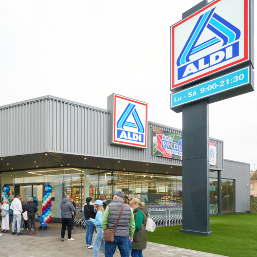 ALDI cierra 2025 con 496 supermercados en España y 7,8 millones de clientes