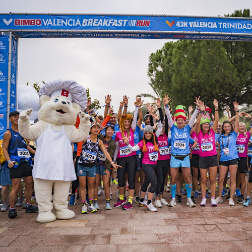Grupo Bimbo impulsa el deporte y los hábitos saludables en la 4ª edición de la Bimbo Valencia Breakfast Run y ‘El Maratón al Cole’