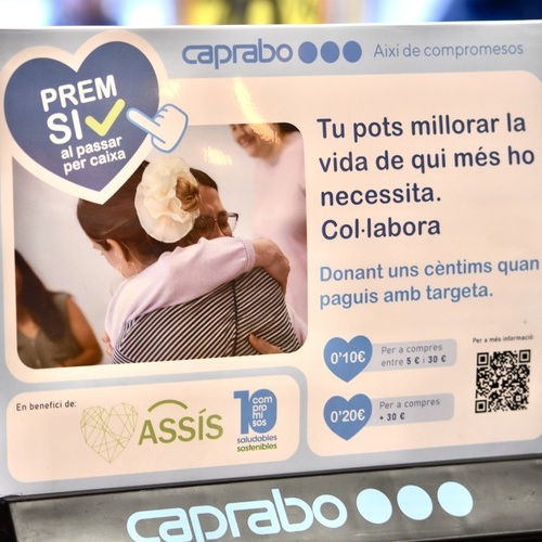 Caprabo colabora con ASSÍS para garantizar el derecho a la alimentación y la higiene de personas en situación de sin hogar